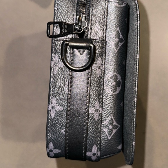 Louis Vuitton Steamer Messenger Bag Monogram Eclipse Canvas - Picture 3 of 14